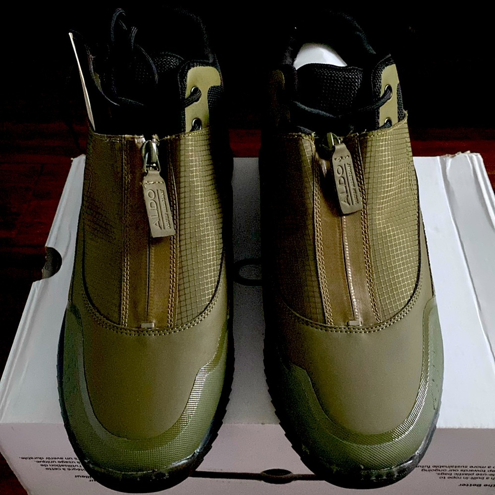 ALDO men’s shoes.Color Olive.Size13